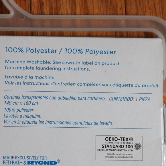 Simply Essential Sheer Window Panel - Picture 5 of 8